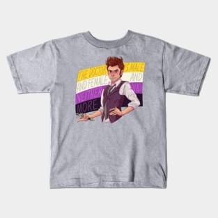 Nonbinary Doctor Who - Fourteenth Doctor Kids T-Shirt